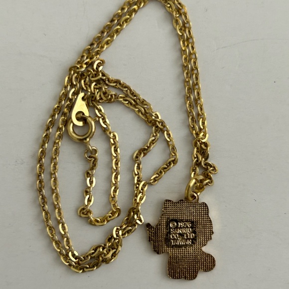 Vintage New Hello Kitty Necklace Sanrio 1976 Cloisonne 18 In Made In Taiwan - Picture 2 of 10